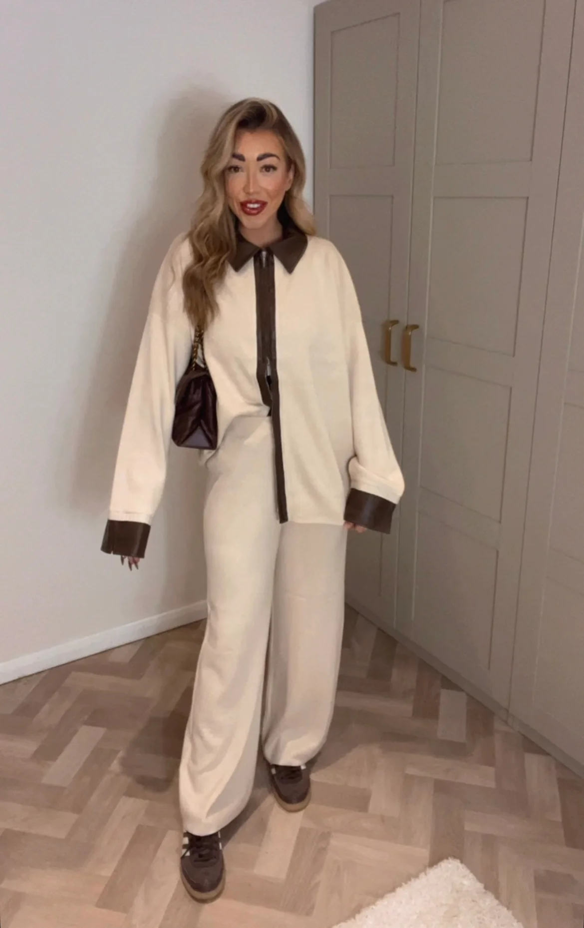 Georgina coord PU leatherette collar and trim - Image 4