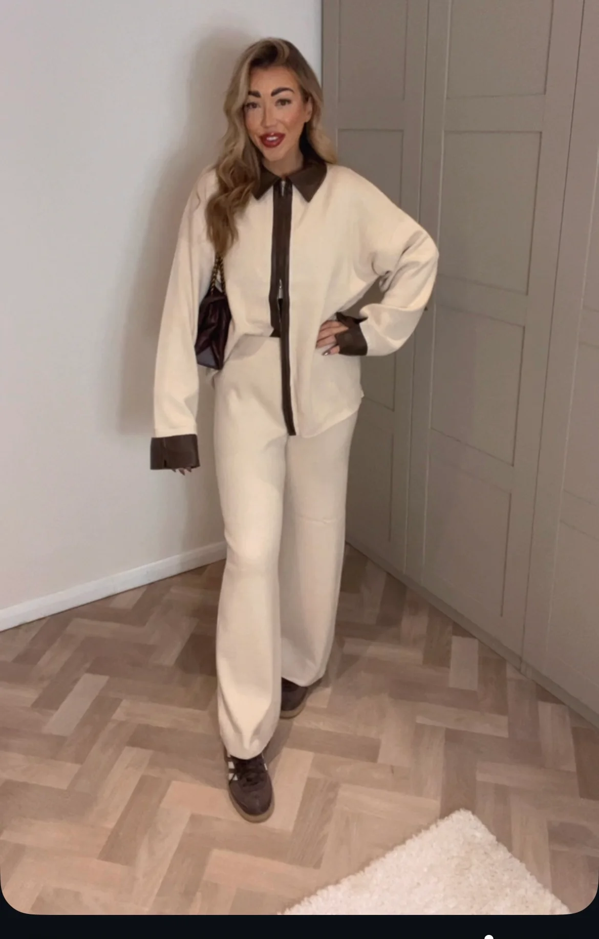 Georgina coord PU leatherette collar and trim - Image 6